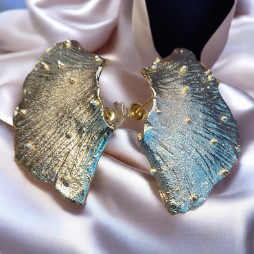 GEOMETRIC WING SHAPED EARRINGS