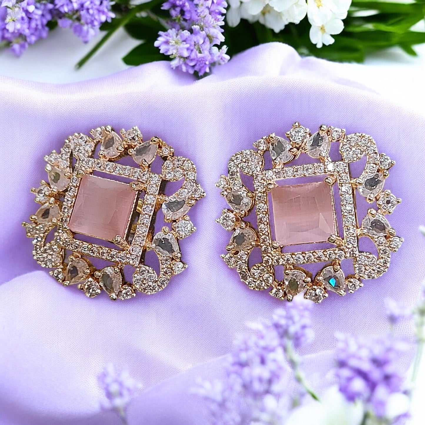 AMBANI WEDDING-INSPIRED AMERICAN DIAMOND NECKLACE