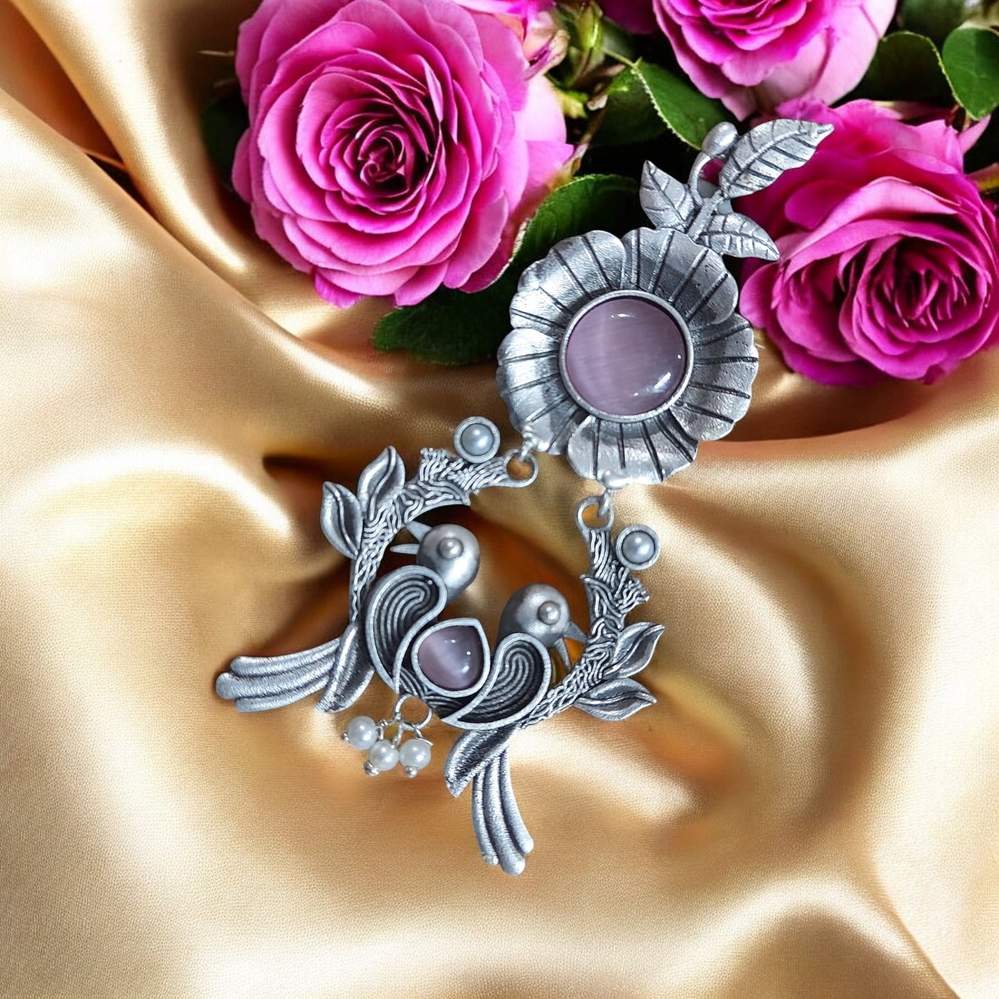 MONALISA PARROT DANGLER EARRING