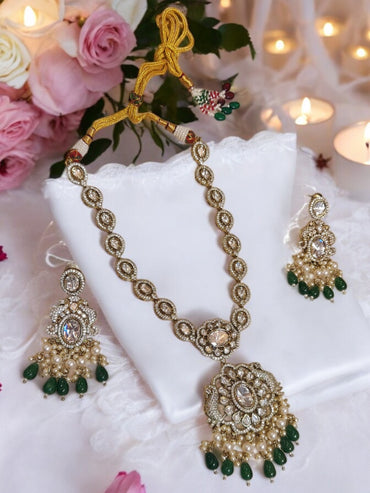 VICTORIAN DIAMOND PEACOCK NECKLACE