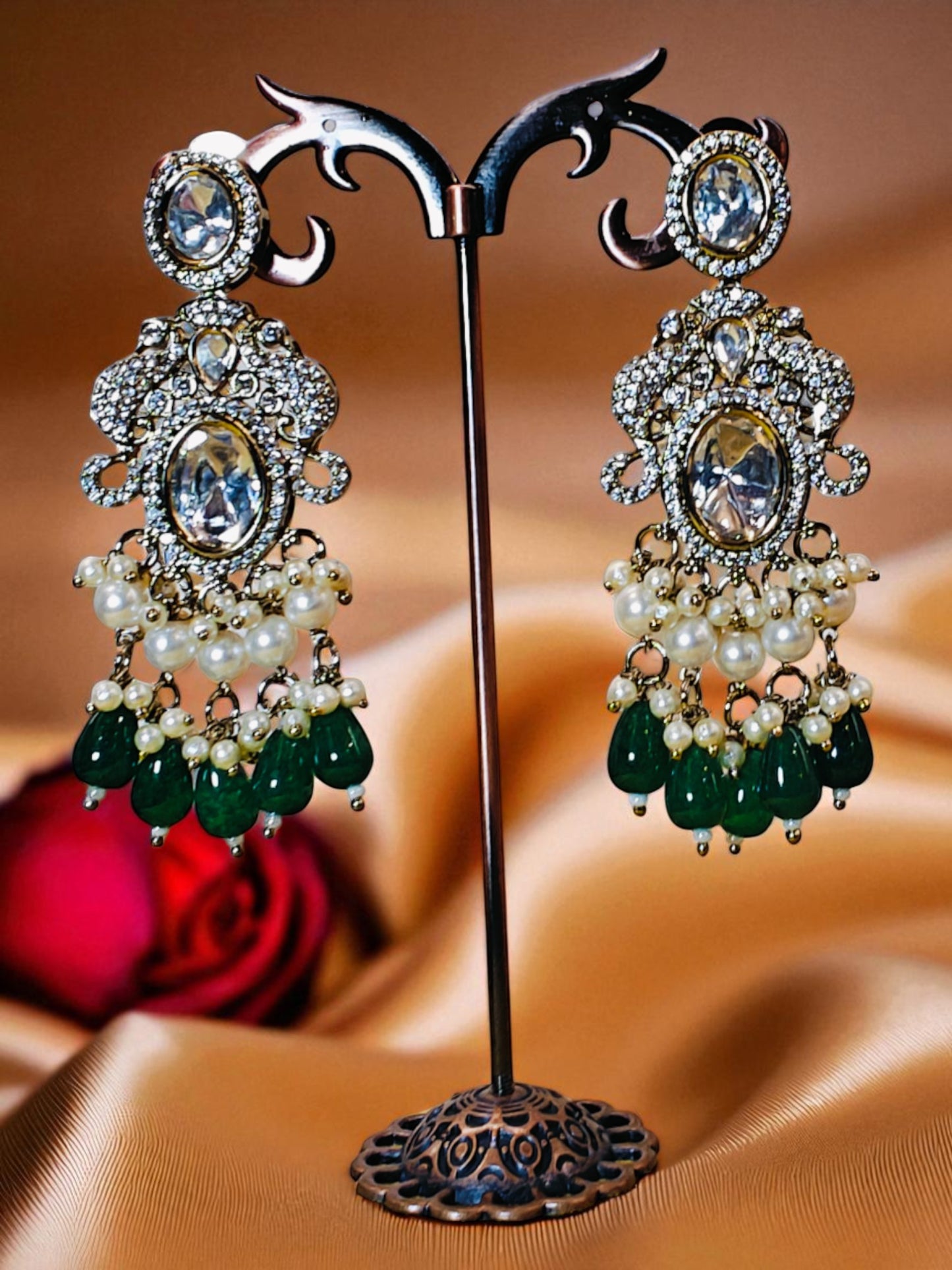 VICTORIAN DIAMOND PEACOCK NECKLACE