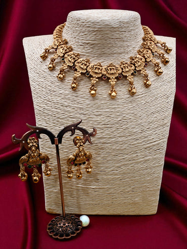 GODDESS LAXMI NECKLACE SET