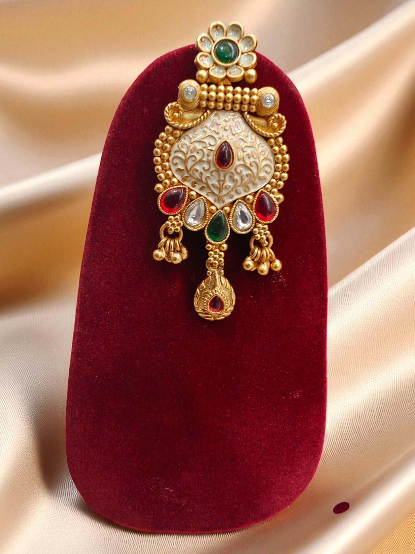 PADMINI RAJWADI LONG NECKLACE SET