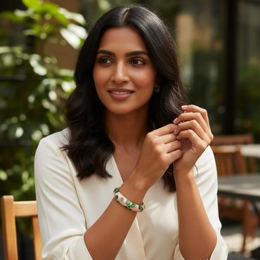 Premium Floral Enamel Bangle