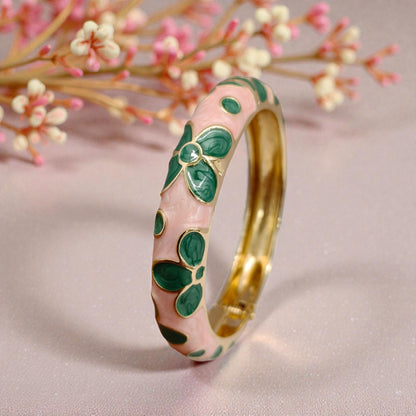 Premium Floral Enamel Bangle