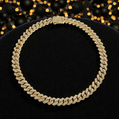 Unisex Cuban Chain Bling Necklace