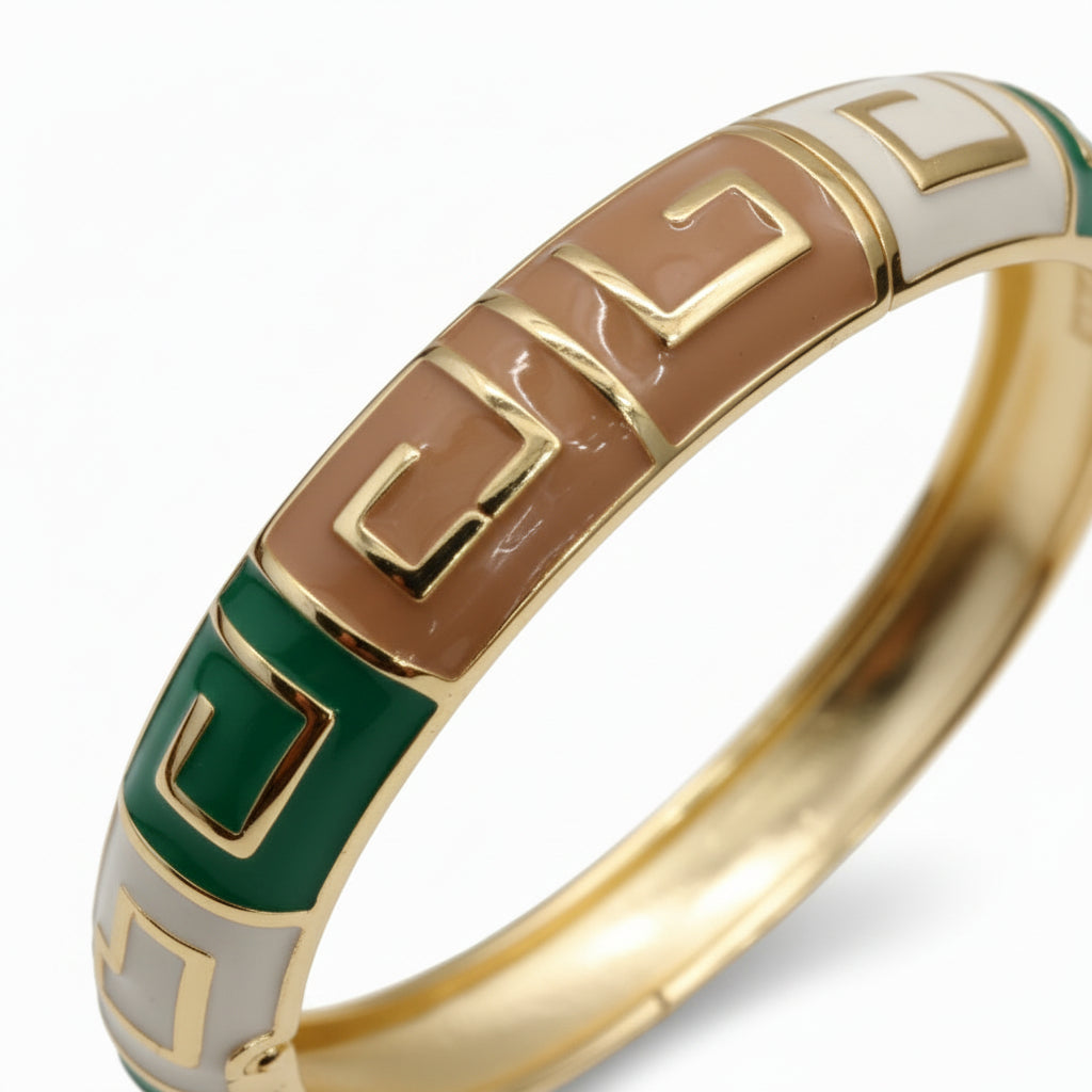 Exotic Enamel Bangle