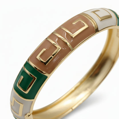 Exotic Enamel Bangle