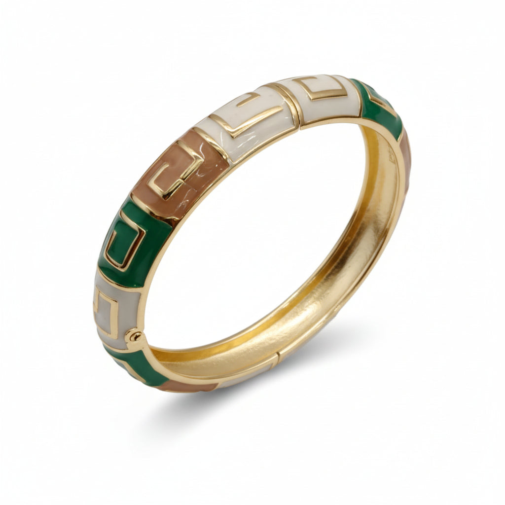 Exotic Enamel Bangle