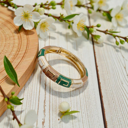 Exotic Enamel Bangle